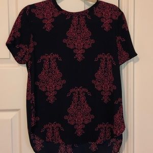 Paisley print top